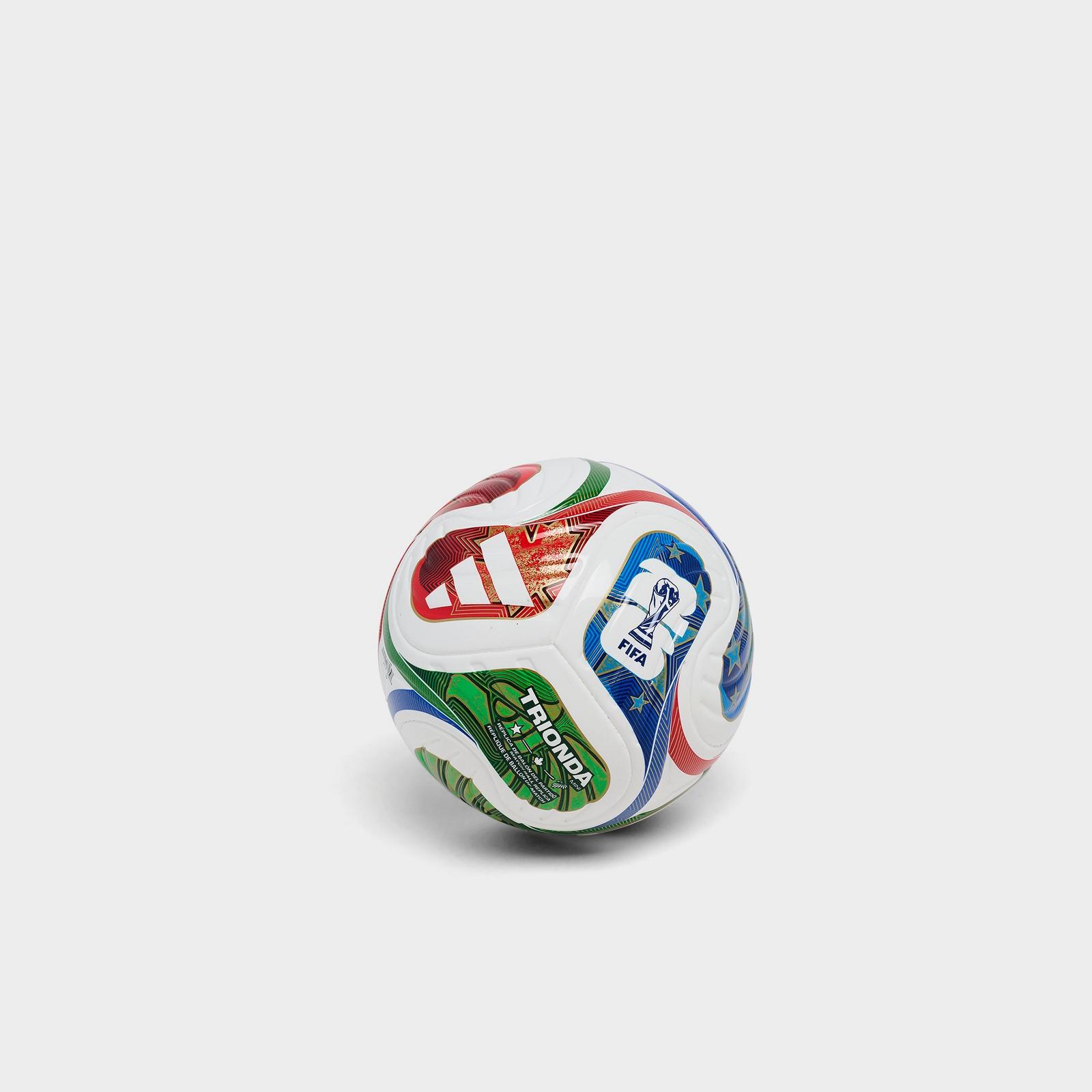 adidas FIFA World Cup 26 Trionda Mini Soccer Ball - White/Team Royal Blue/Solar Blue/Power Red - view 3