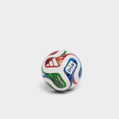 adidas FIFA World Cup 26 Trionda Mini Soccer Ball - White/Team Royal Blue/Solar Blue/Power Red - view 3