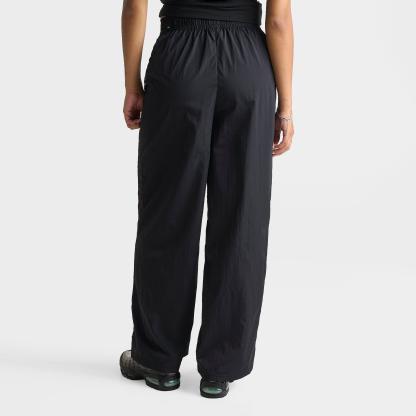 Women's Nithtke Sportswear Loose Mid-Rise Lace Track Pants - Black/Black/White