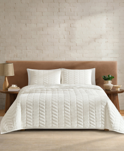 UGG® Coco 2-Piece Quilt Set, Twin/Twin XL - Coffee Berry