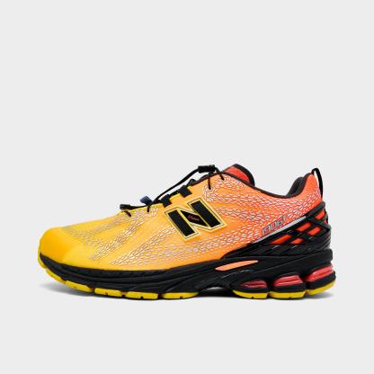 Men's New Balance 1906F Casual Shoes - Punch Yellow/Tangerine Heat/Black - view 1