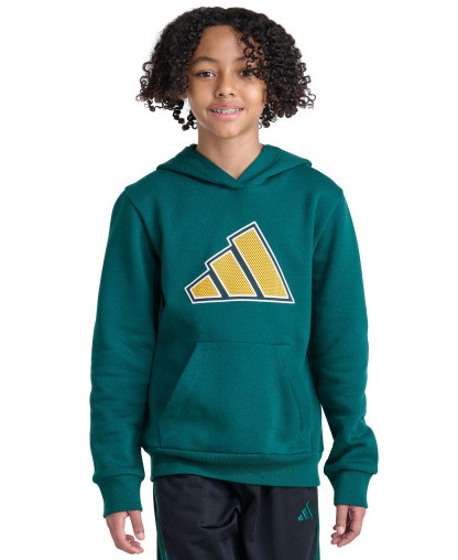 adidas Boys' 8-20 Long-Sleeve Hoodie - Collegiate Green