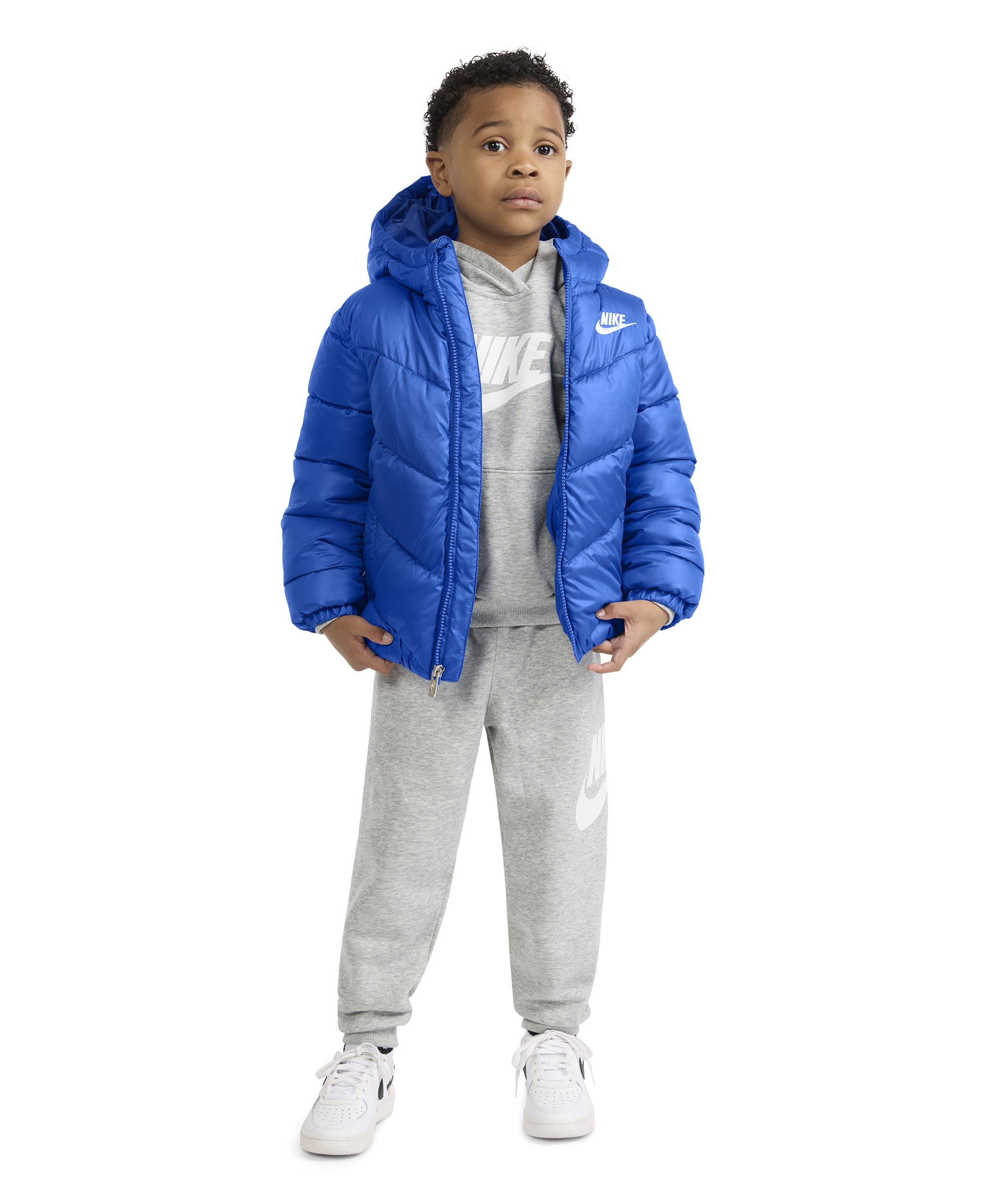 Nike Boys' 4-7 All Day Play Puffer Full-Zip Jacket - Game Royal