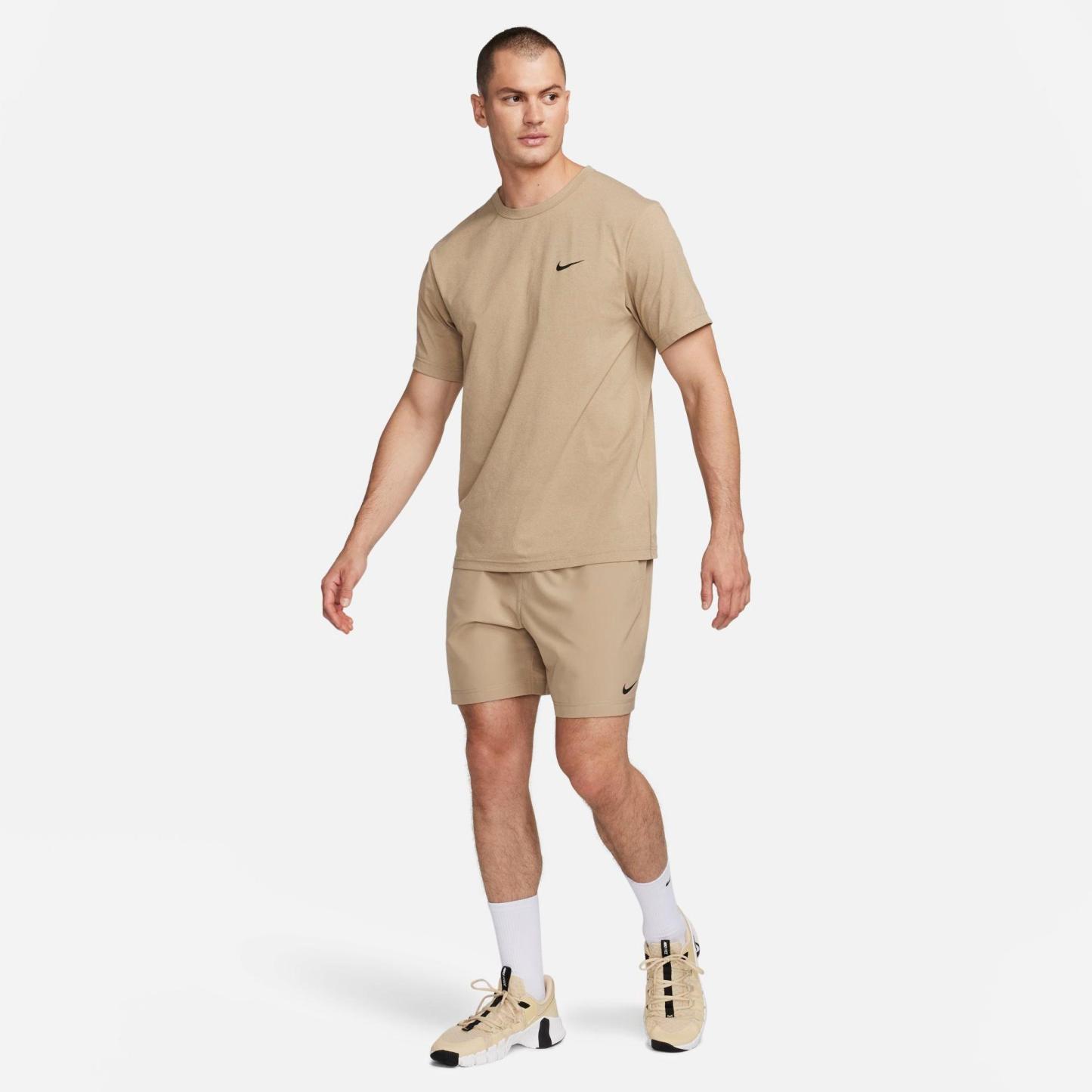 Men's Nithtke Form Dri-FIT Unlined 7" Versatile Shorts - Khaki/Black