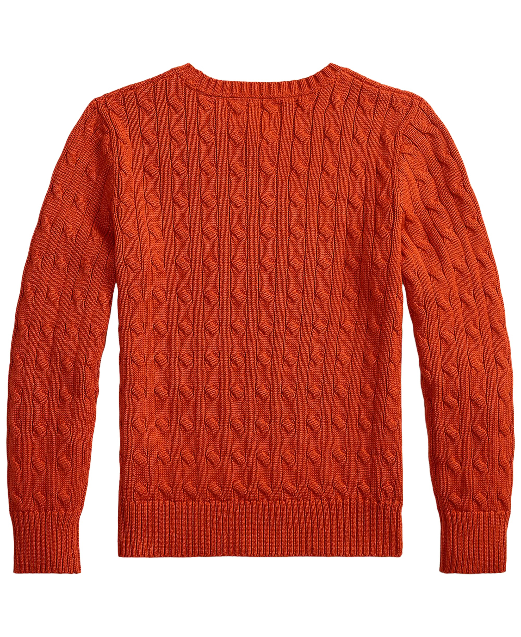 Polo Ralph Lauren Boys' 8-20 Cable-Knit Cotton Sweater - Varsity Orange