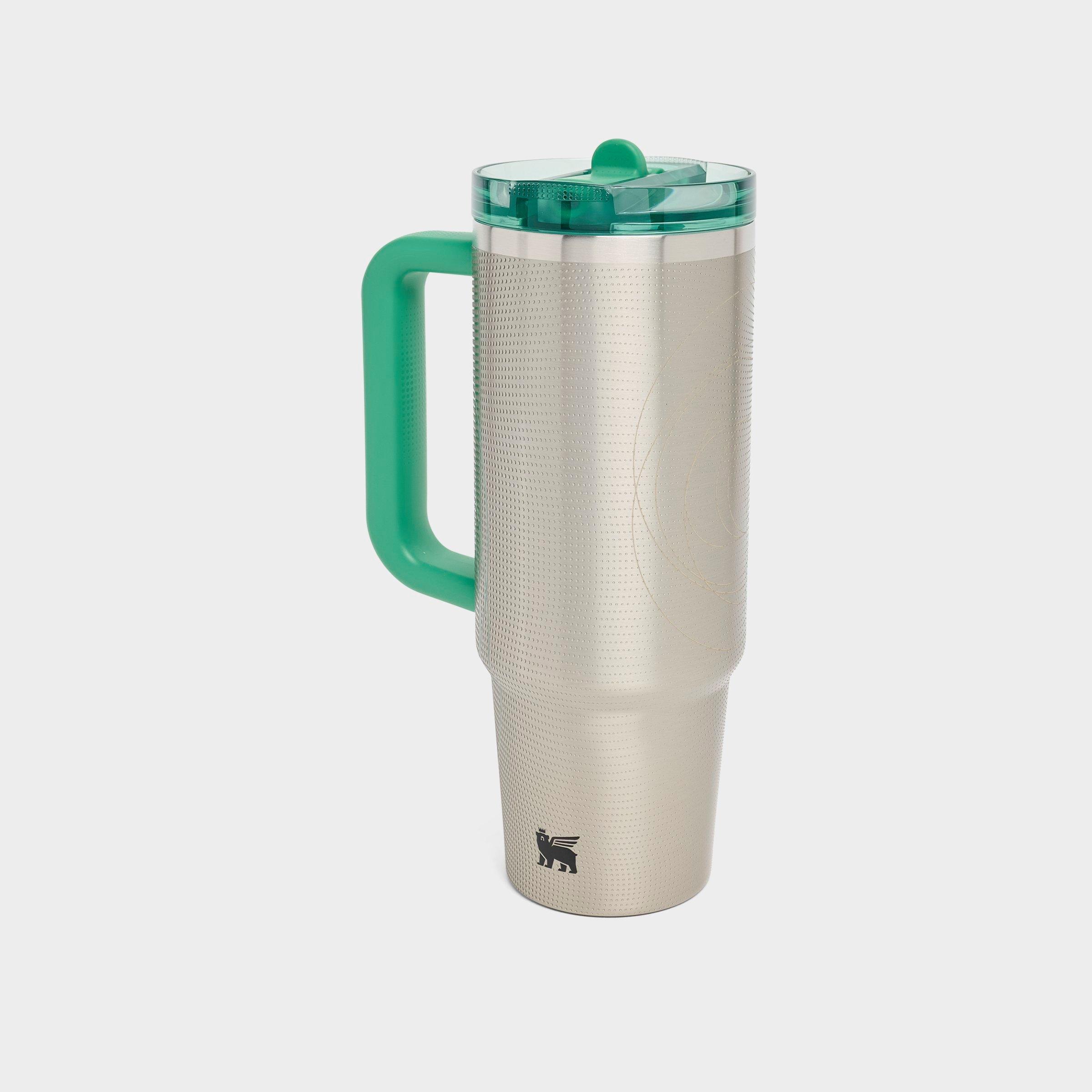 Stanley x Caitlin Clark Quencher ProTour Flip Straw Tumbler (30 oz) - Silver/Green