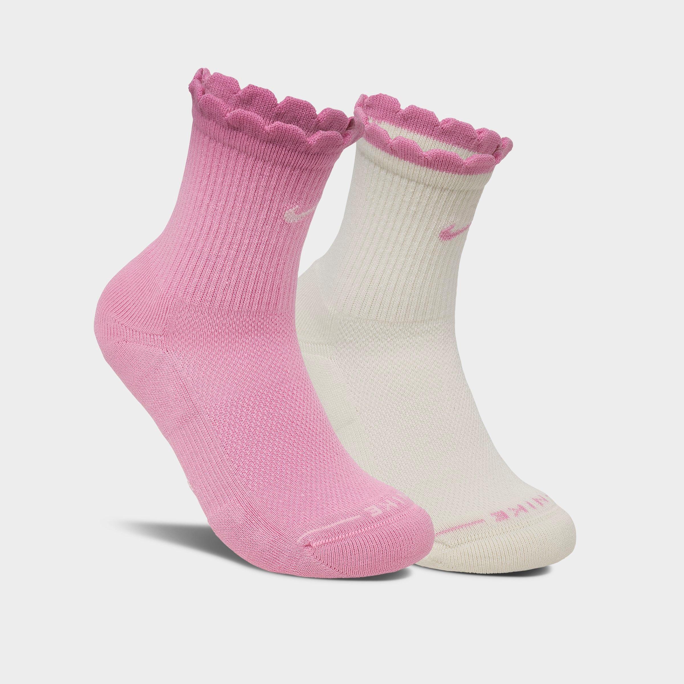 Women's Nithtke Everyday Elevated Mid-Crew Socks (2-Pack) - Sail/Pink Rise