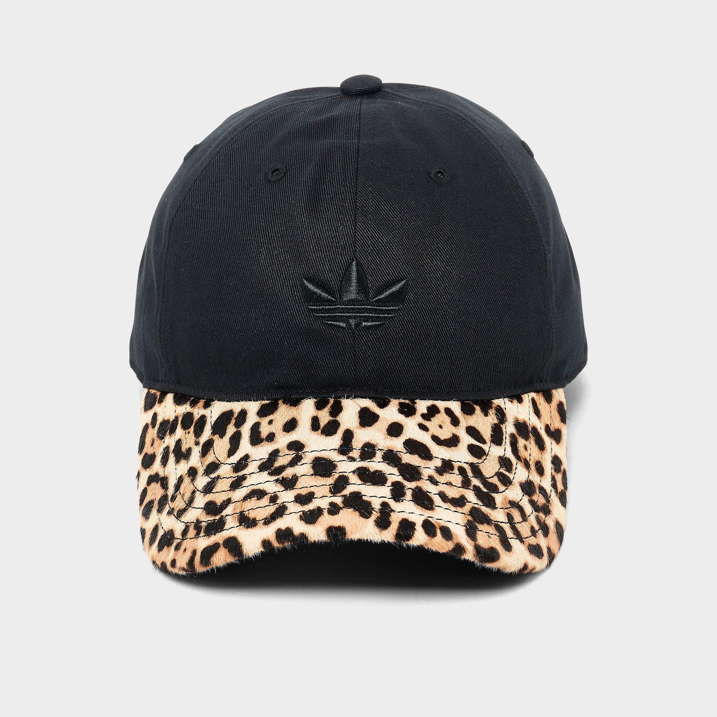 Women's adidas Originals Relaxed Cheetah Print Strapback Hat - Black/Cheetah