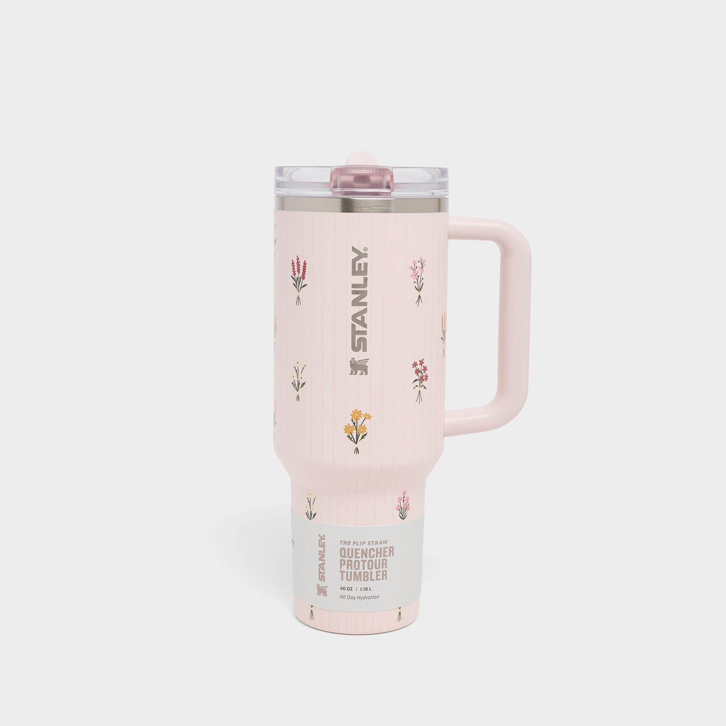Stanley Quencher ProTour Flip Straw Tumbler (40 oz) - Rose Quartz Bouquet