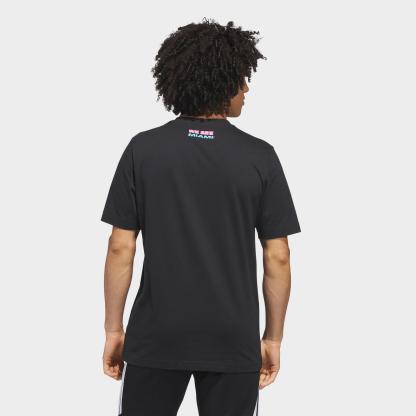 Men's adidas Soccer FIFA World Cup 26™ Host City Miami Graphic T-Shirt - Black - view 3