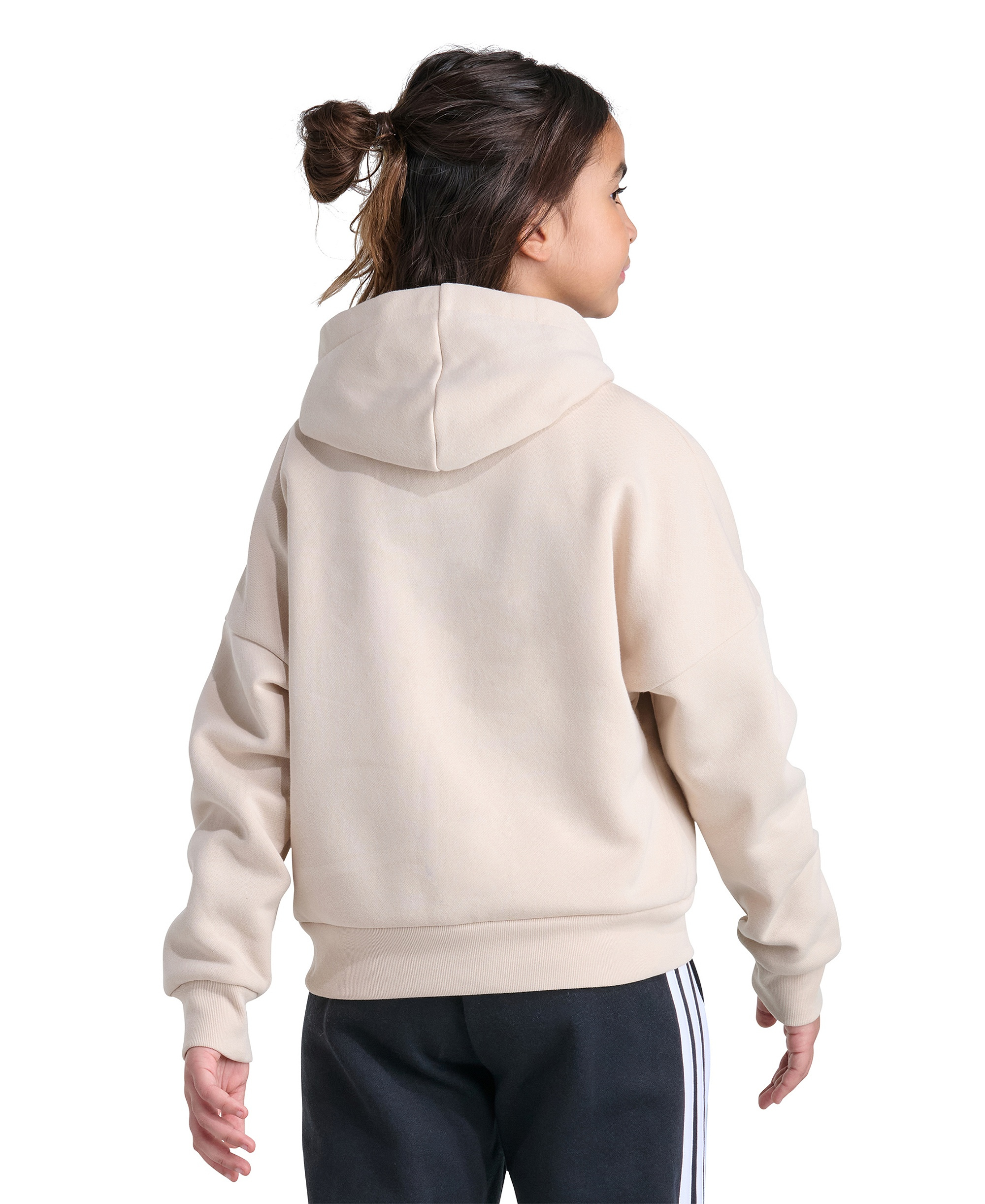 adidas Girls' 8-16 Long-Sleeve Hooded Sweatshirt - Crystal Linen