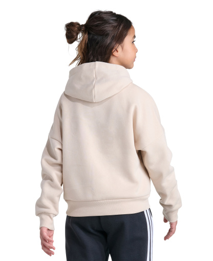 adidas Girls' 8-16 Long-Sleeve Hooded Sweatshirt - Crystal Linen