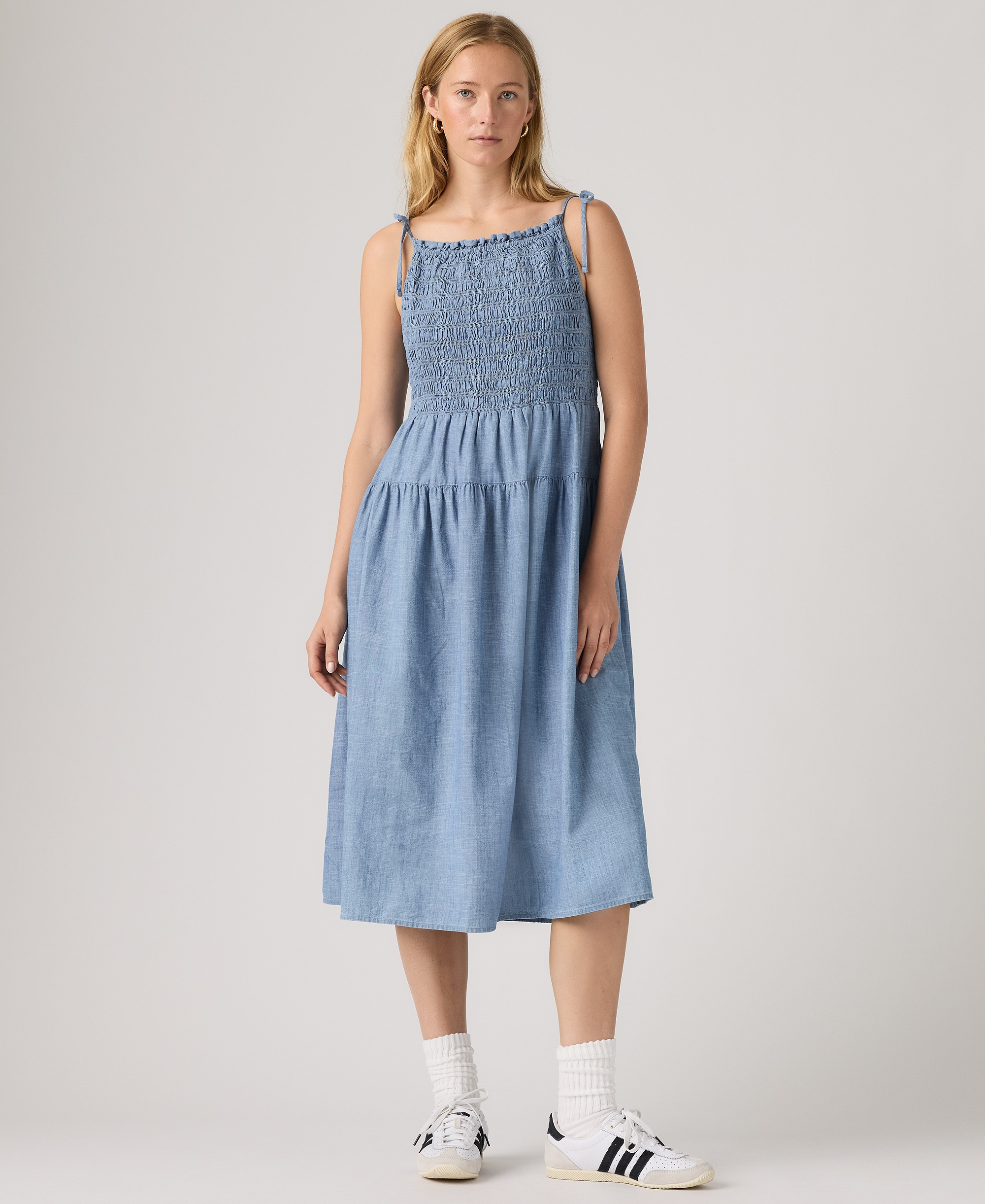 Levi's Premium Women's Monaco Square Neck Sundress - Breezy Blues