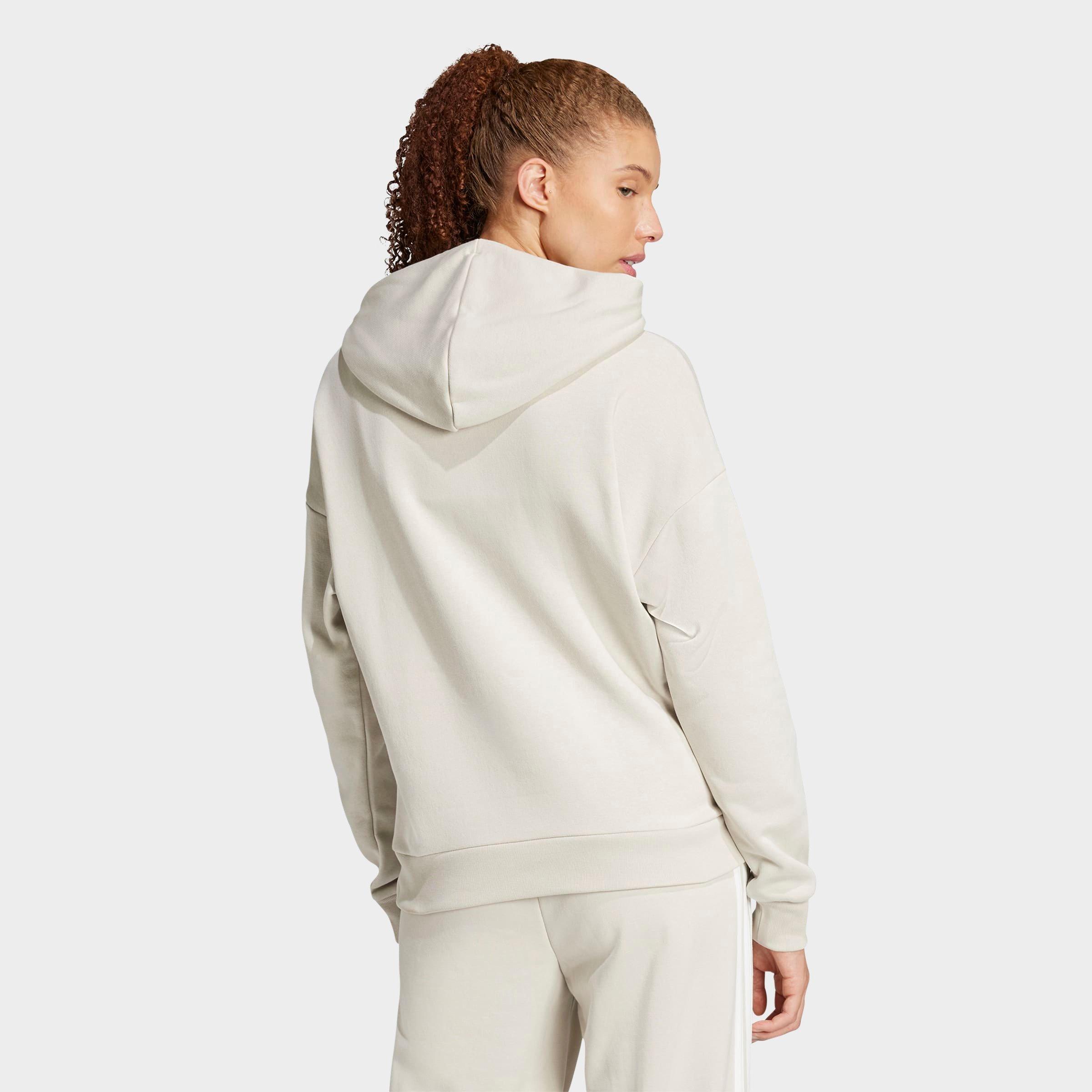 Women's adidas Sportswear Essentials Small Logo Feel Cozy Hoodie - Beige/White