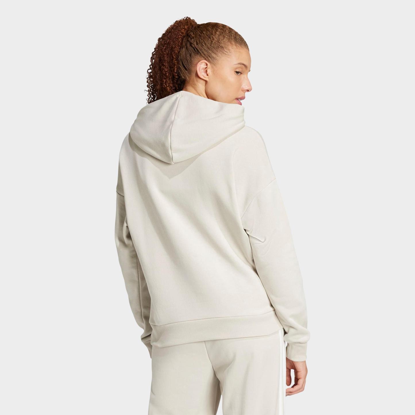 Women's adidas Sportswear Essentials Small Logo Feel Cozy Hoodie - Beige/White