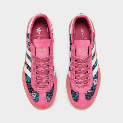 Big Kids' adidas Originals Handball Spezial Casual Shoes - Part 1 - Equipment Red/Cream White/Gum - Top view