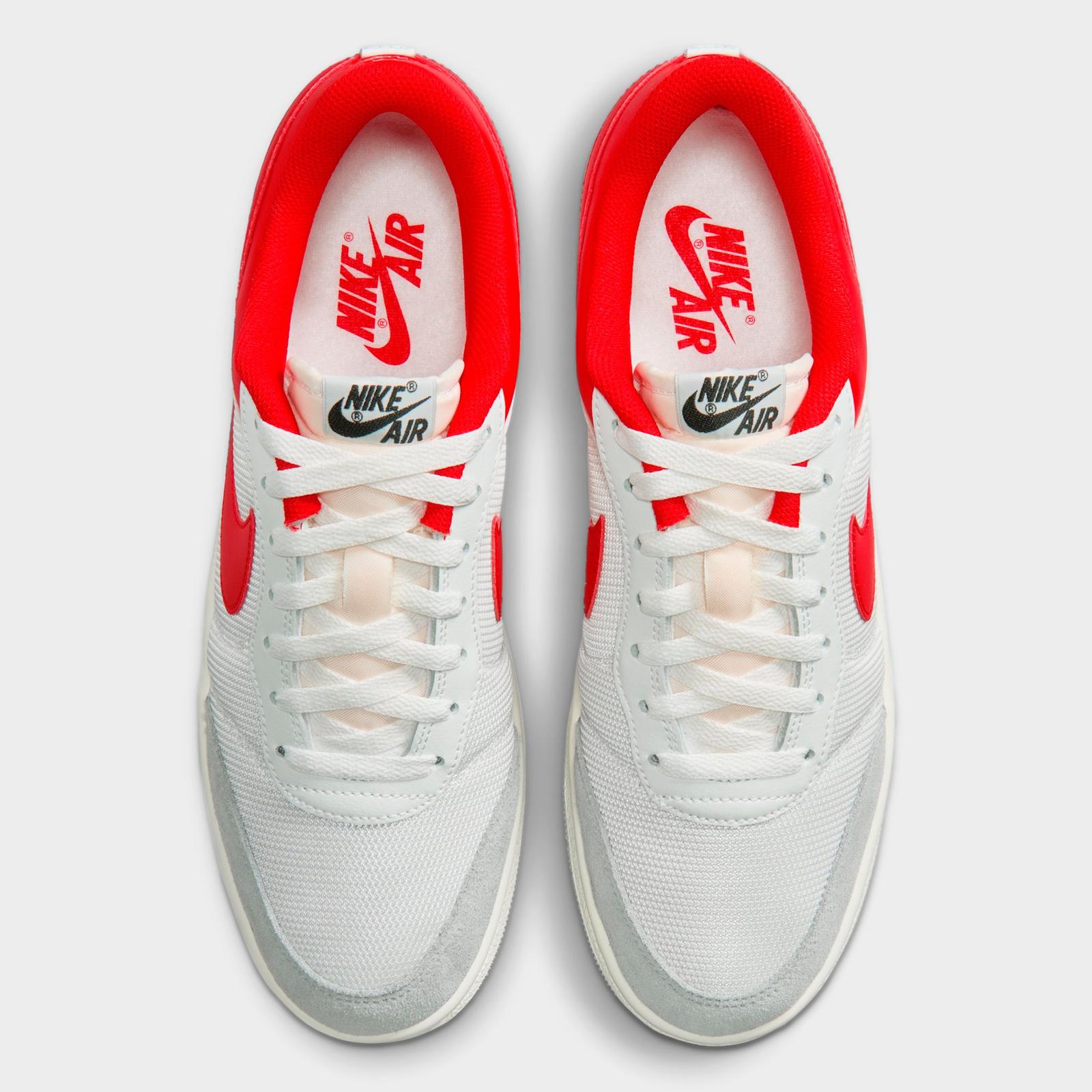 Men's Air Jordan Skyline Low Casual Shoes - Summit White/University Red/Light Smoke Grey/Black - view 5