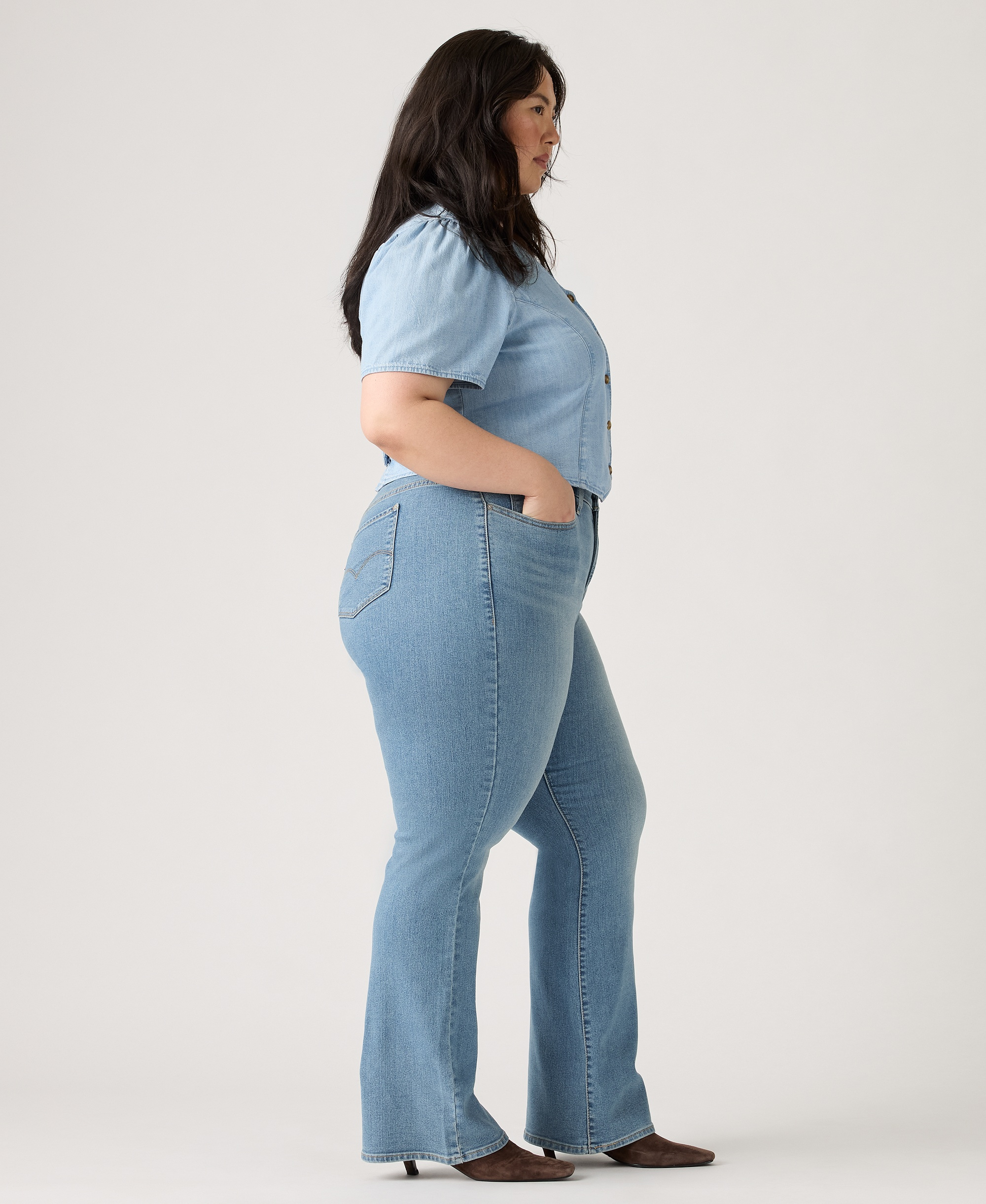 Levi's 315 Shaping Mid Rise Lightweight Bootcut Jeans - Camp Denim Plus