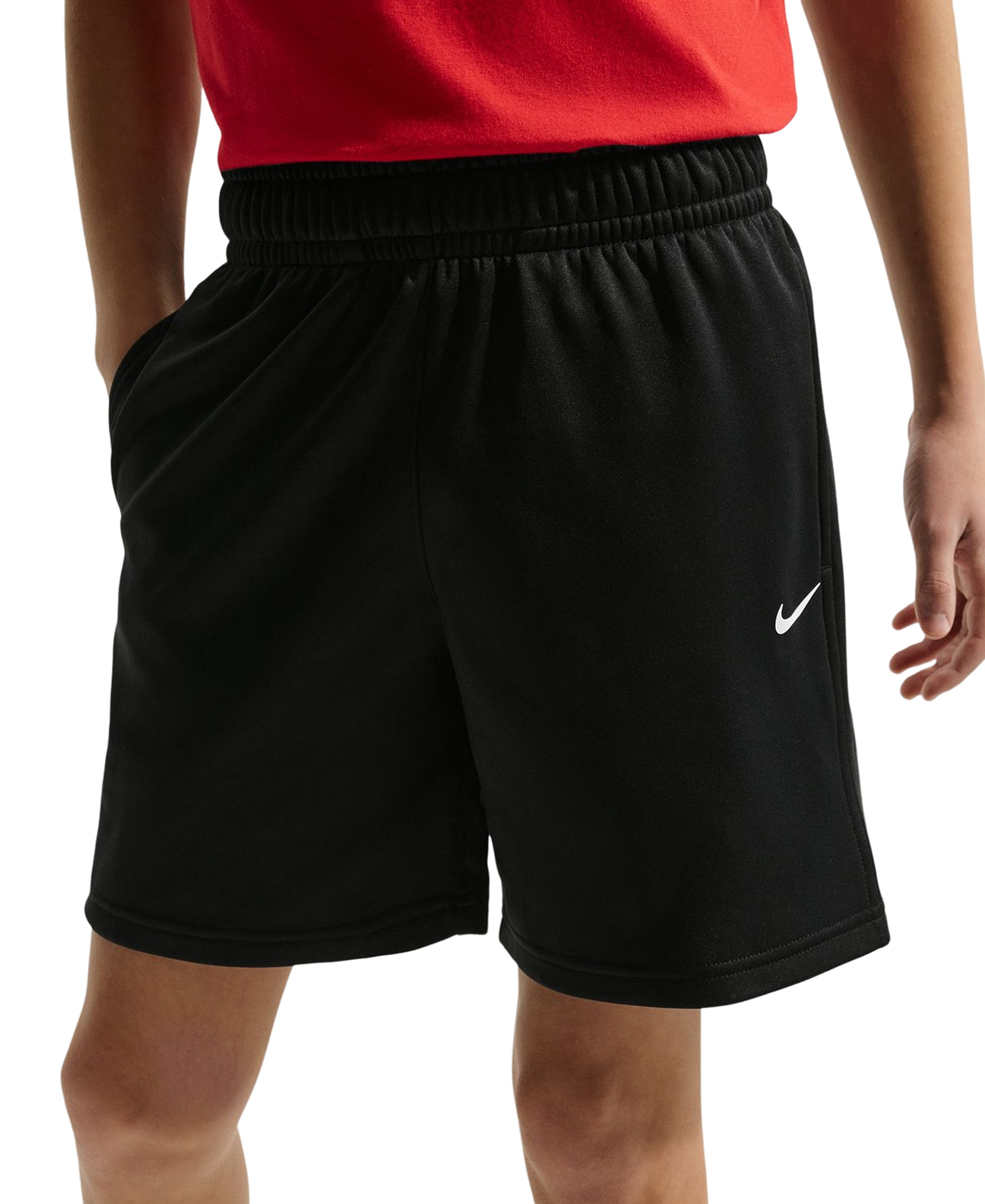 Nike Boys' 8-20 Sportswear Crewneck Sweatshirt & Shorts, 2-Piece Set - Black/white/black/white
