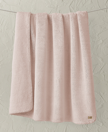 UGG® Saige Plush Throw, 50" x 70" - Himalayan Salt