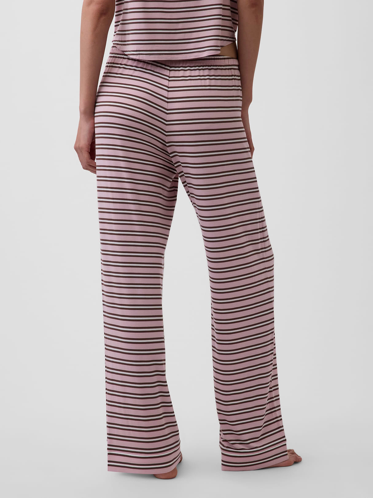 SoftMade Modal PJ Pants - Bold pink stripe