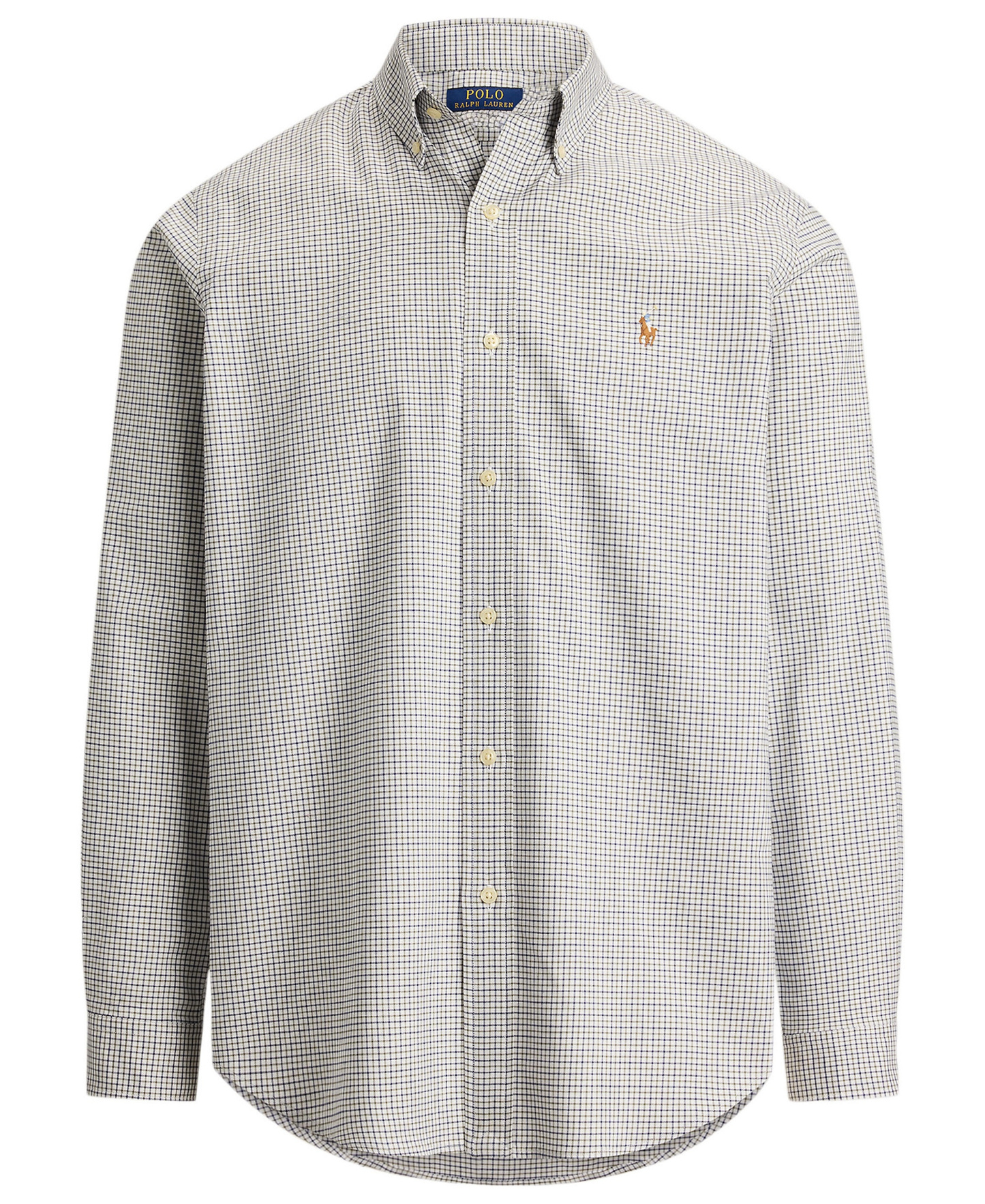 Polo Ralph Lauren Men's Classic-Fit Performance Oxford Shirt - 7372C White Olive Multi