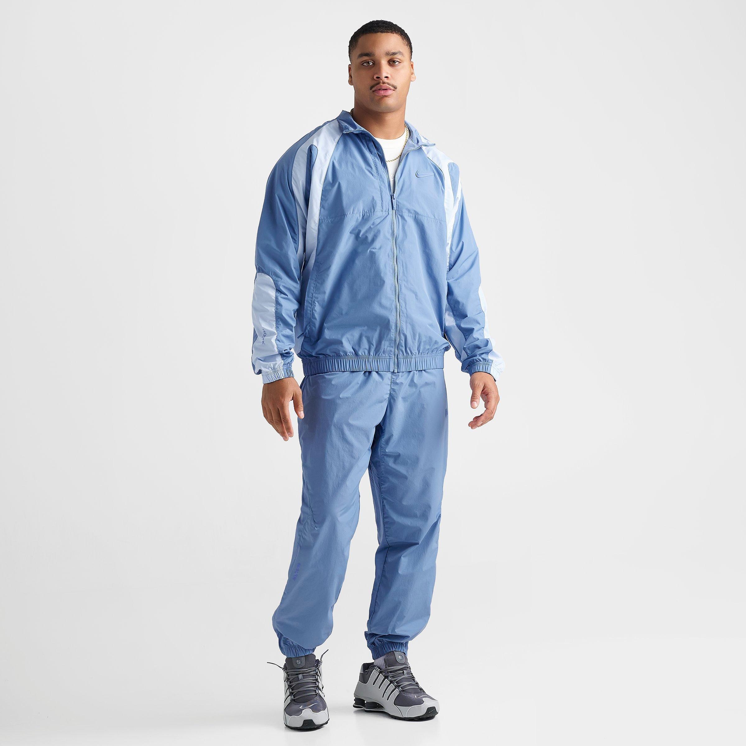 Men's Nithtke NOCTA Northstar Nylon Full-Zip Track Jacket - Work Blue/Chambray Blue/Polar