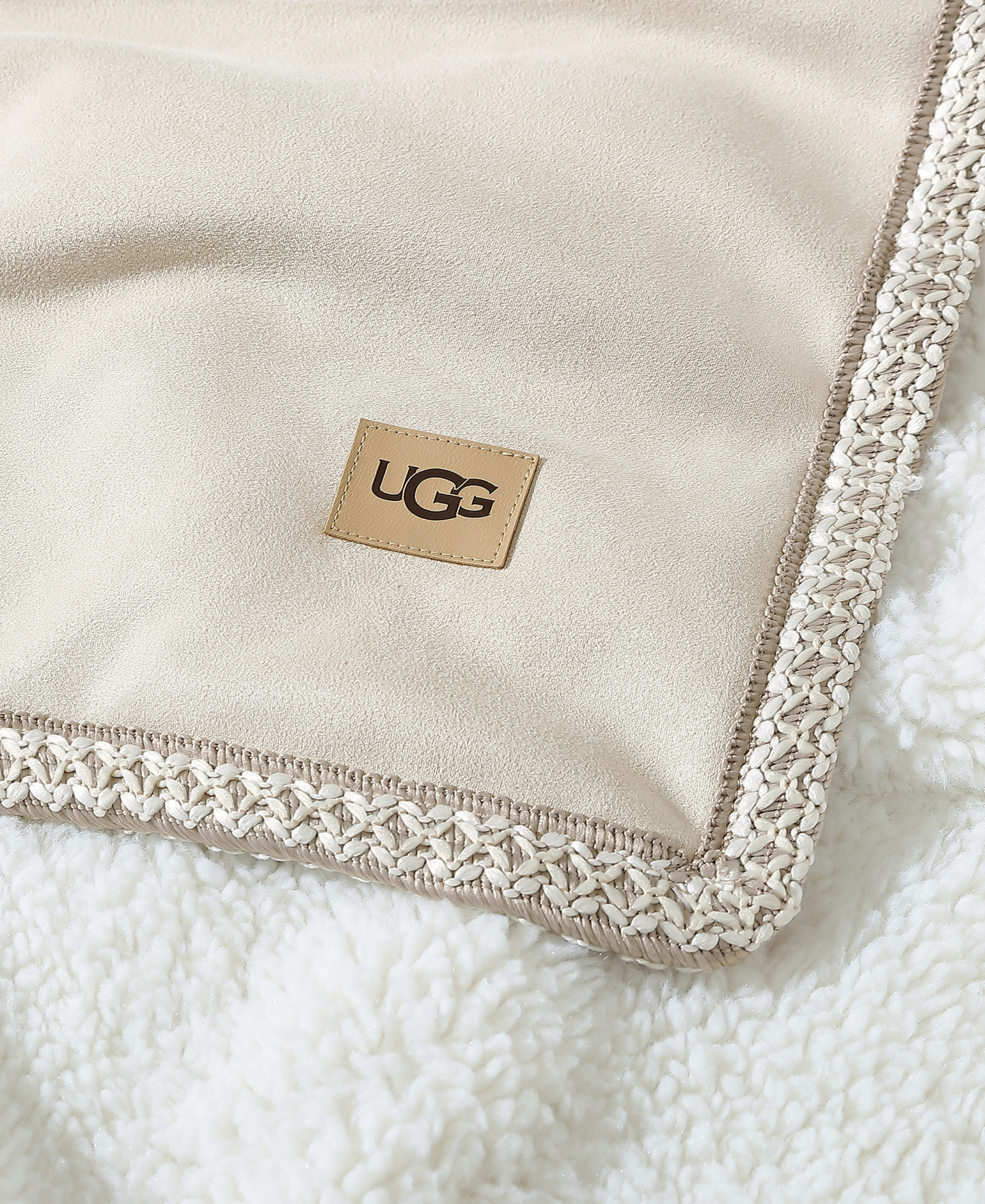 Kirkwood UGG Braid Throw, 50" x 70" - Birch