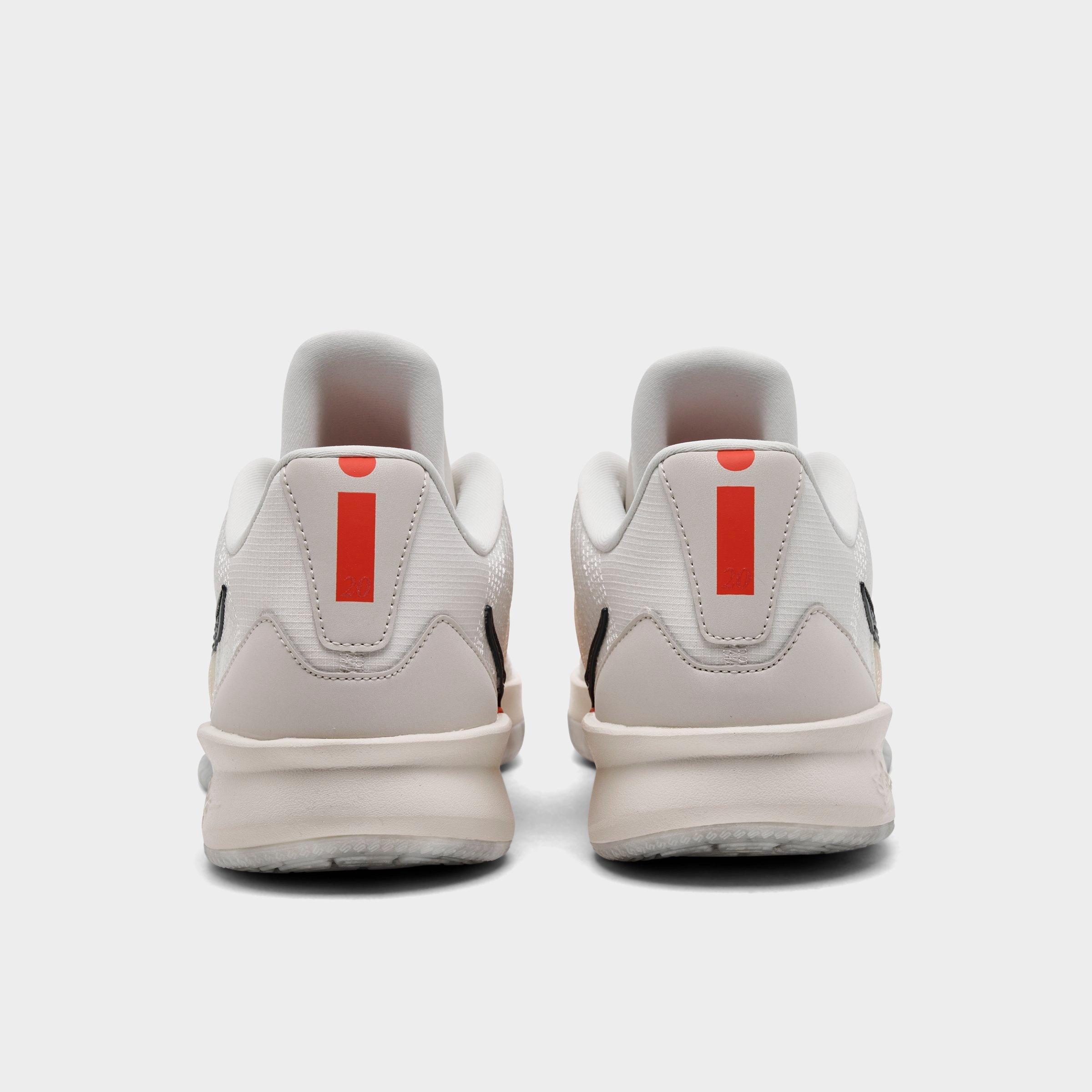 Nithtke Sabrina 3 Basketball Shoes - Phantom/Ivory/Rush Coral/Black - Back view