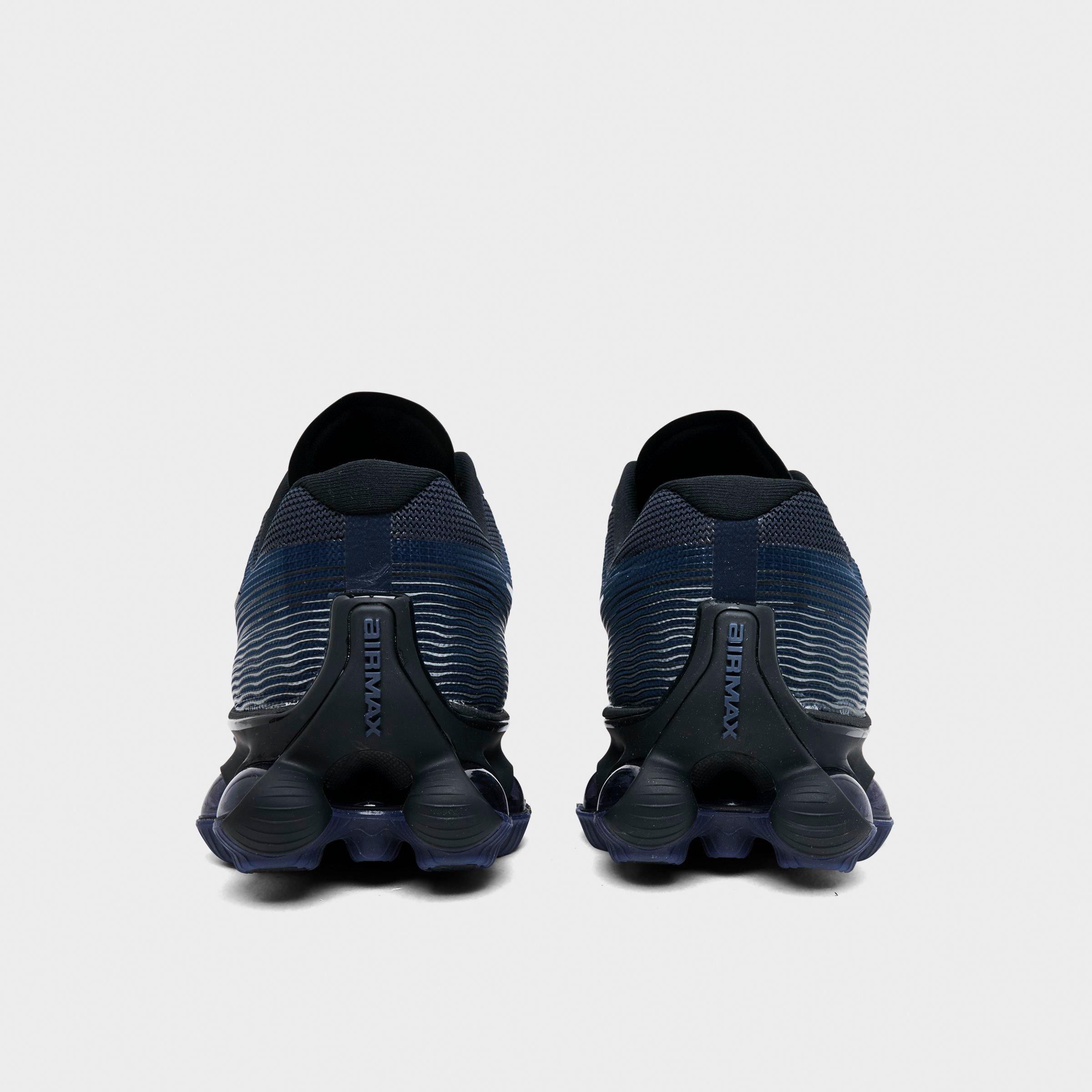 Big Kids' Nithtke Air Liquid Max Casual Shoes - Obsidian/Black Iron - Back view