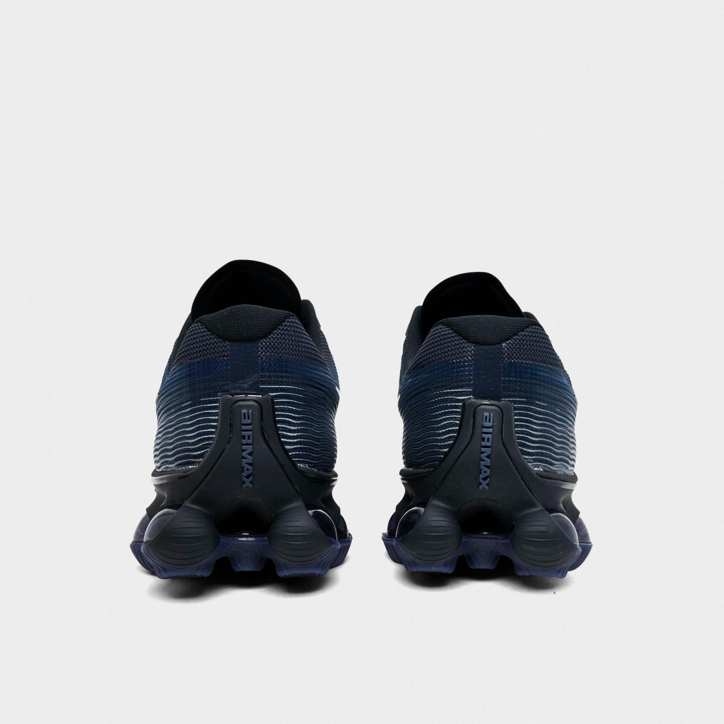 Big Kids' Nithtke Air Liquid Max Casual Shoes - Obsidian/Black Iron - Back view