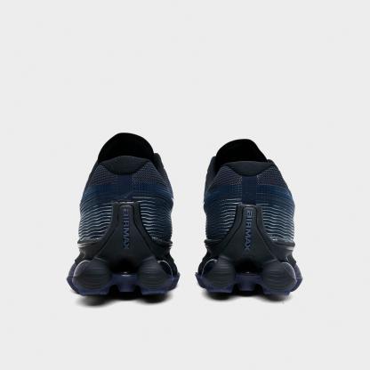 Big Kids' Nithtke Air Liquid Max Casual Shoes - Obsidian/Black Iron - Back view