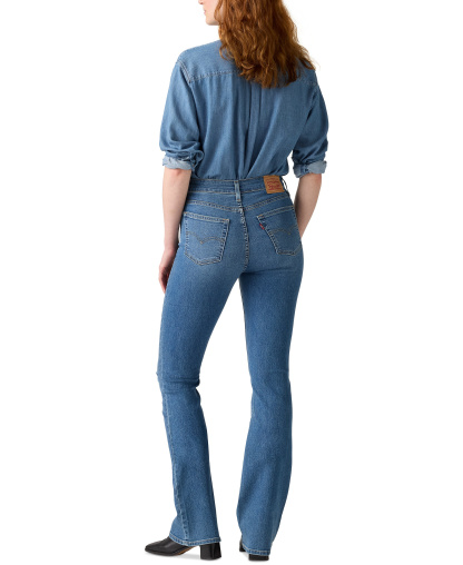 Levi's 725 High-Waist Classic Stretch Bootcut Jeans - Timeless Tint