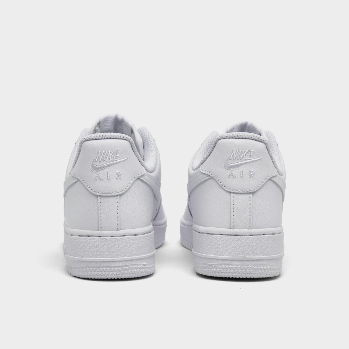 Women's Nike Air Force 1 Low Casual Shoes - White/White/White