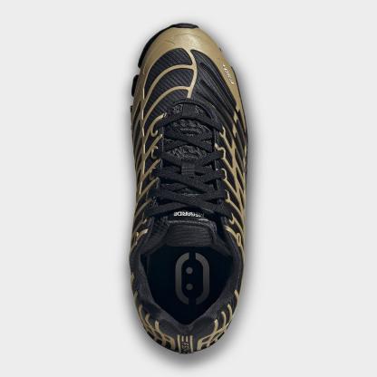 Men's adidas Megaride F50 Casual Shoes - Core Black/Core Black/Thermal Chrome - Top view