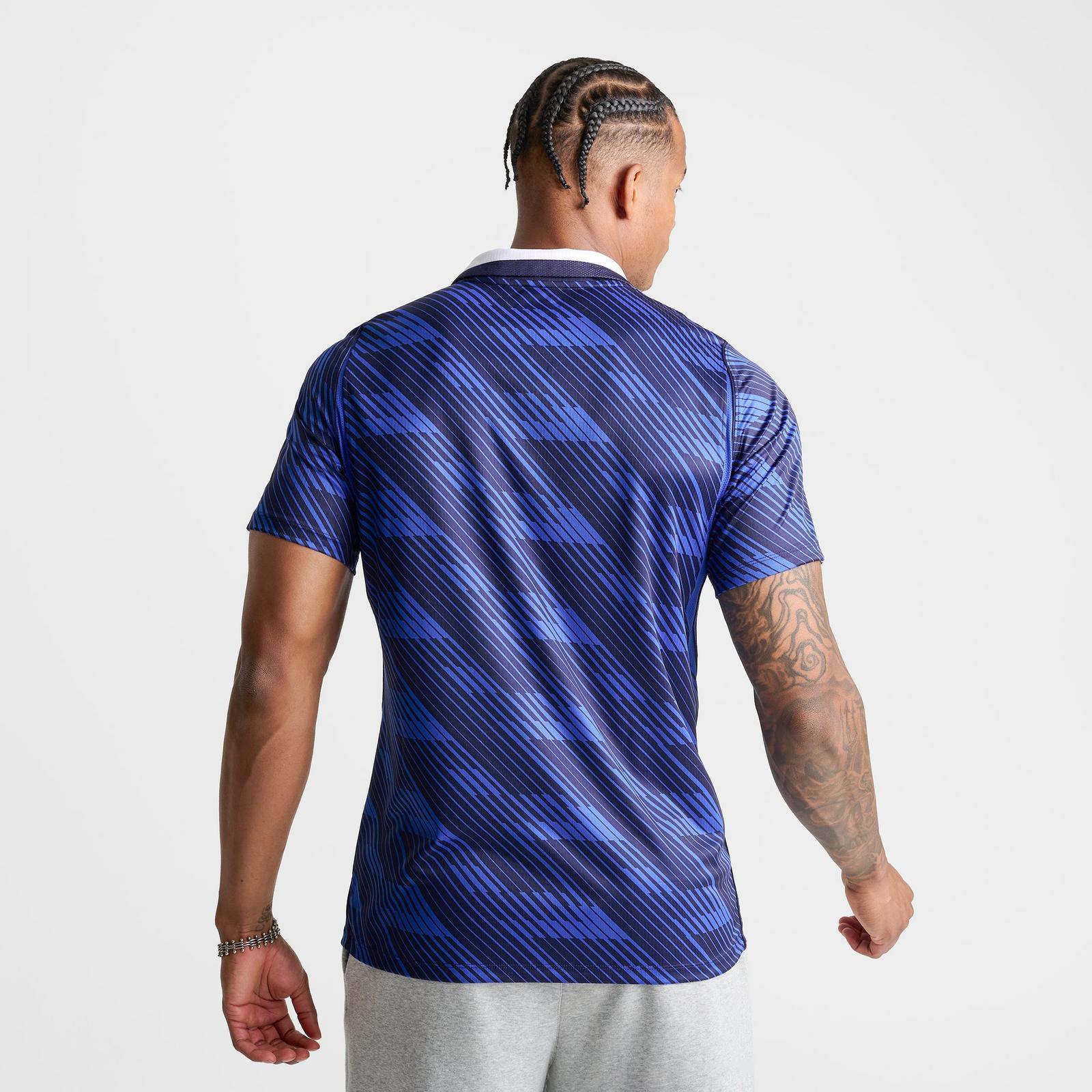 Men's Nike France 2026 Stadium Home Dri-FIT Replica Soccer Jersey - Game Royal/Metallic Copper