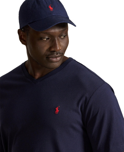 Polo Ralph Lauren Men's Big & Tall V-Neck T-Shirt - Ink