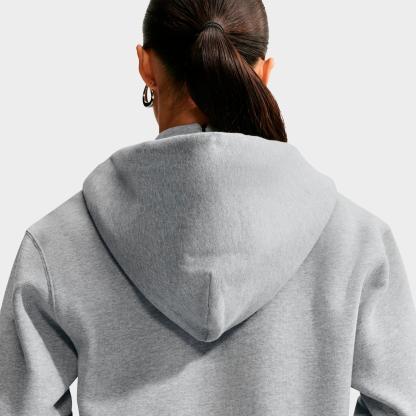 Women's Nithtke Studio Fleece Medium-Weight Full-Zip Hoodie - Dark Grey Heather/Sail