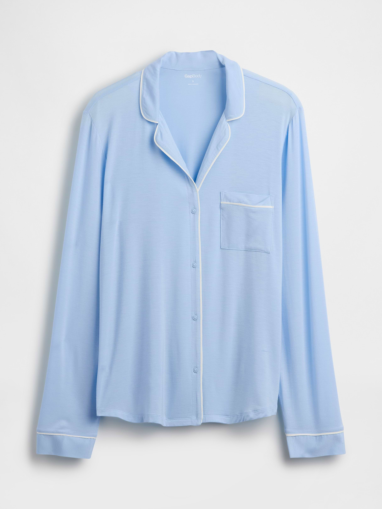 SoftMade Modal PJ Top - Cerulean blue