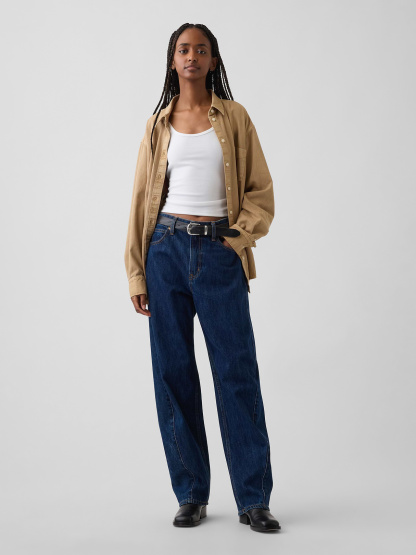 Denim Big Shirt - Mojave tan