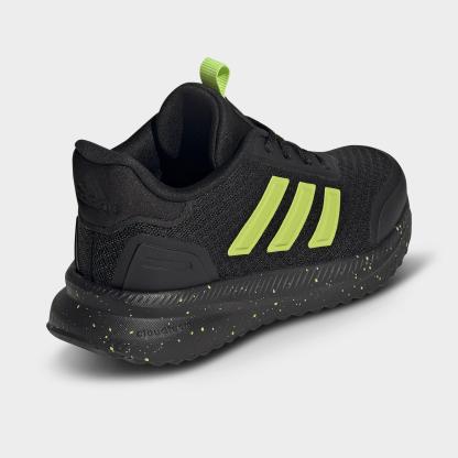 Big Kids' adidas X_PLRPATH Casual Shoes - Core Black/Solar Slime/Solar Slime - Back view