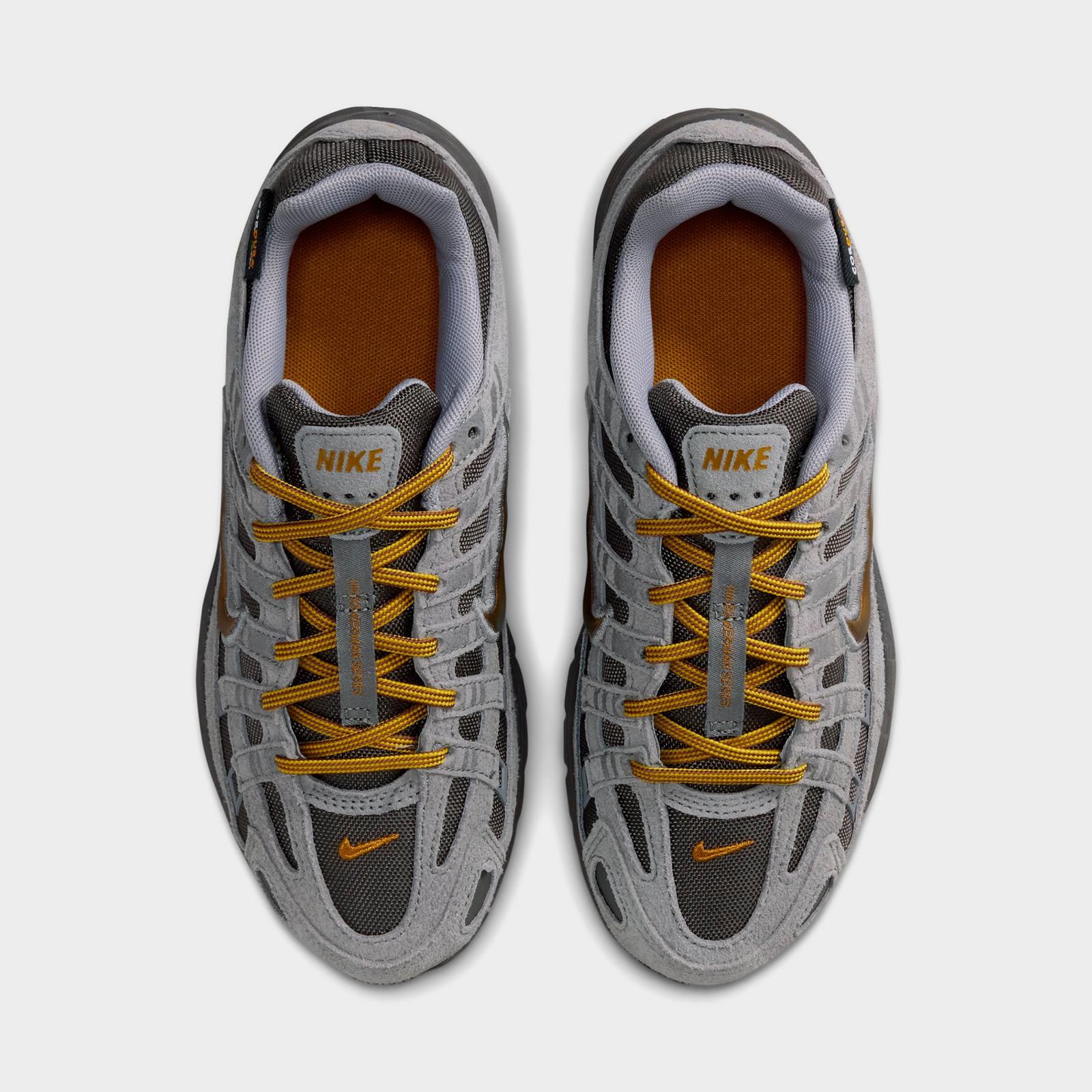 Big Kids' Nike P-6000 Casual Shoes - Medium Ash/Pencil Point/Cement Grey/Golden Hops