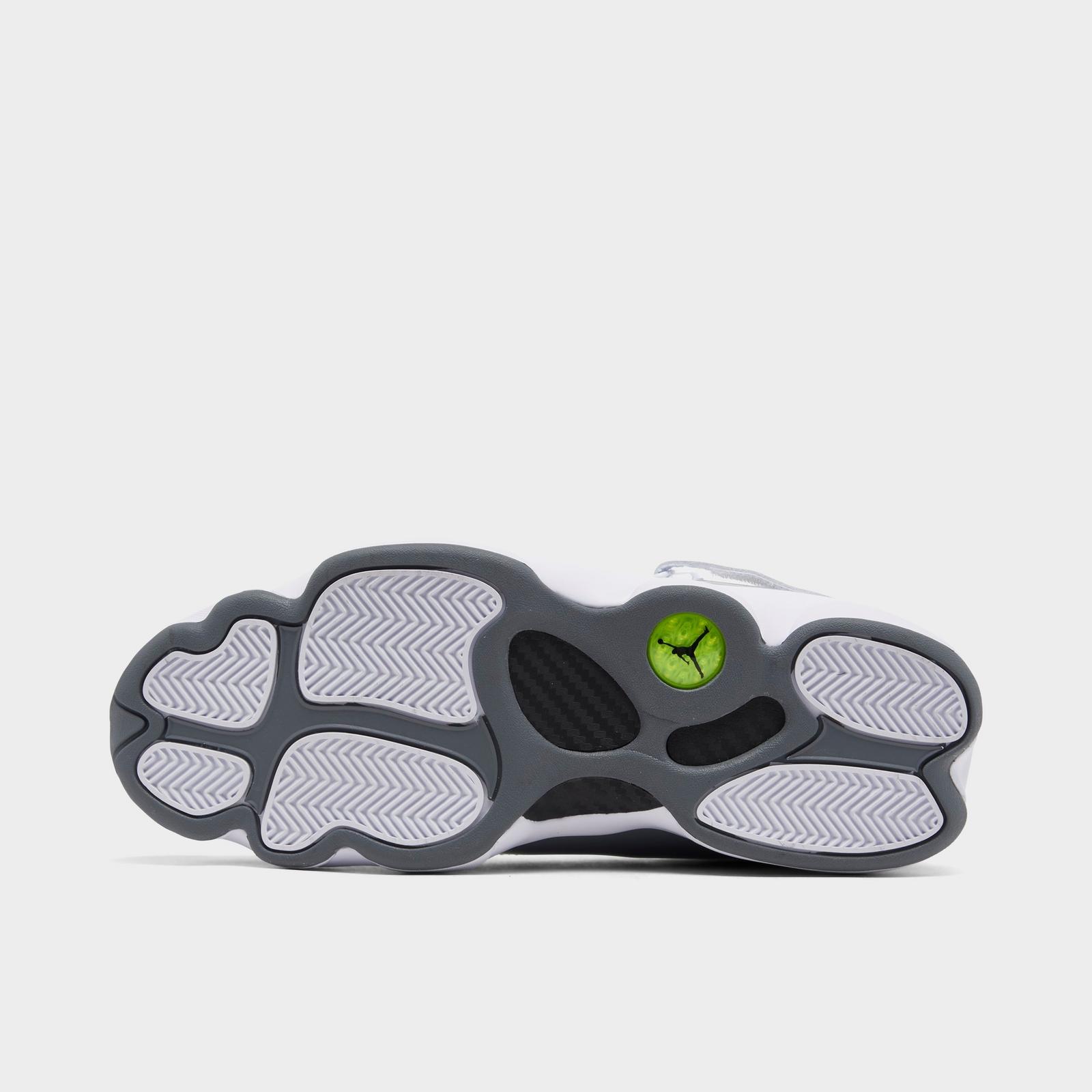 Men's Air Jordan 6 Rings Basketball Shoes - White/White/Cool Grey - view 6