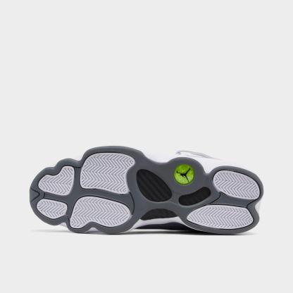 Men's Air Jordan 6 Rings Basketball Shoes - White/White/Cool Grey - view 6
