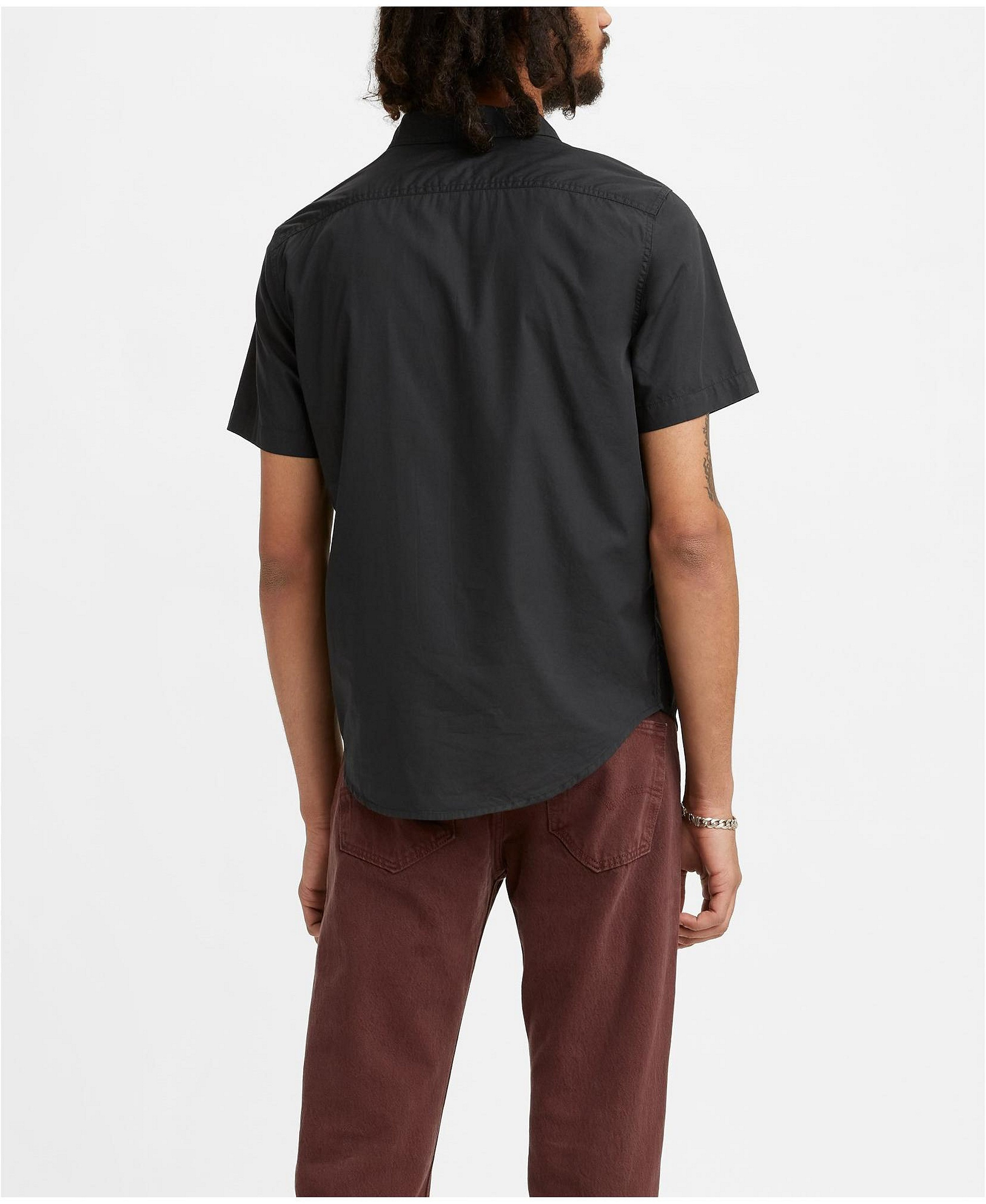 Levi's Men's Classic Pocket Short-Sleeve Shirt - Jet Black