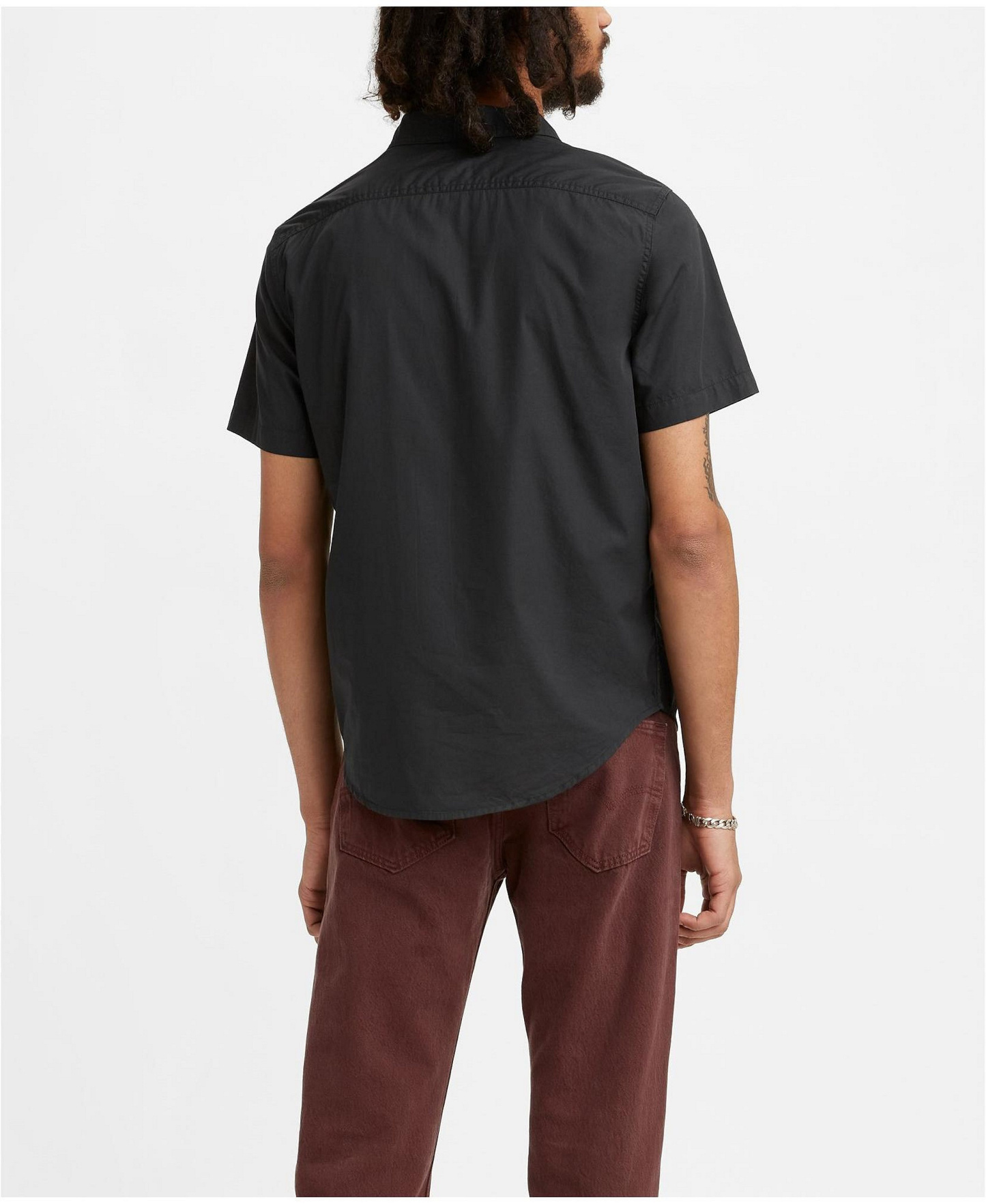 Levi's Men's Classic Pocket Short-Sleeve Shirt - Jet Black