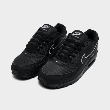Men's Nithtke Air Max 90 Casual Shoes - Part 4 - Black/Wolf Grey - Both shoes facing left