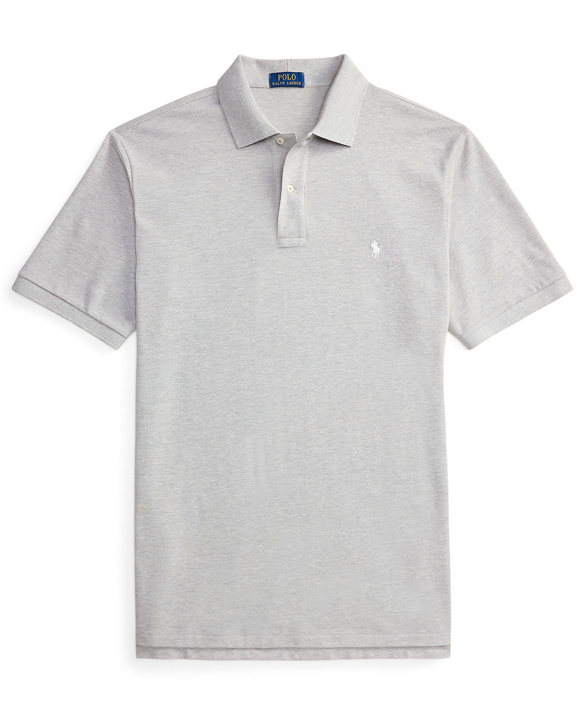 Polo Ralph Lauren Men's Big & Tall Cotton Short-Sleeve Polo Shirt - Spring Heather/C1730