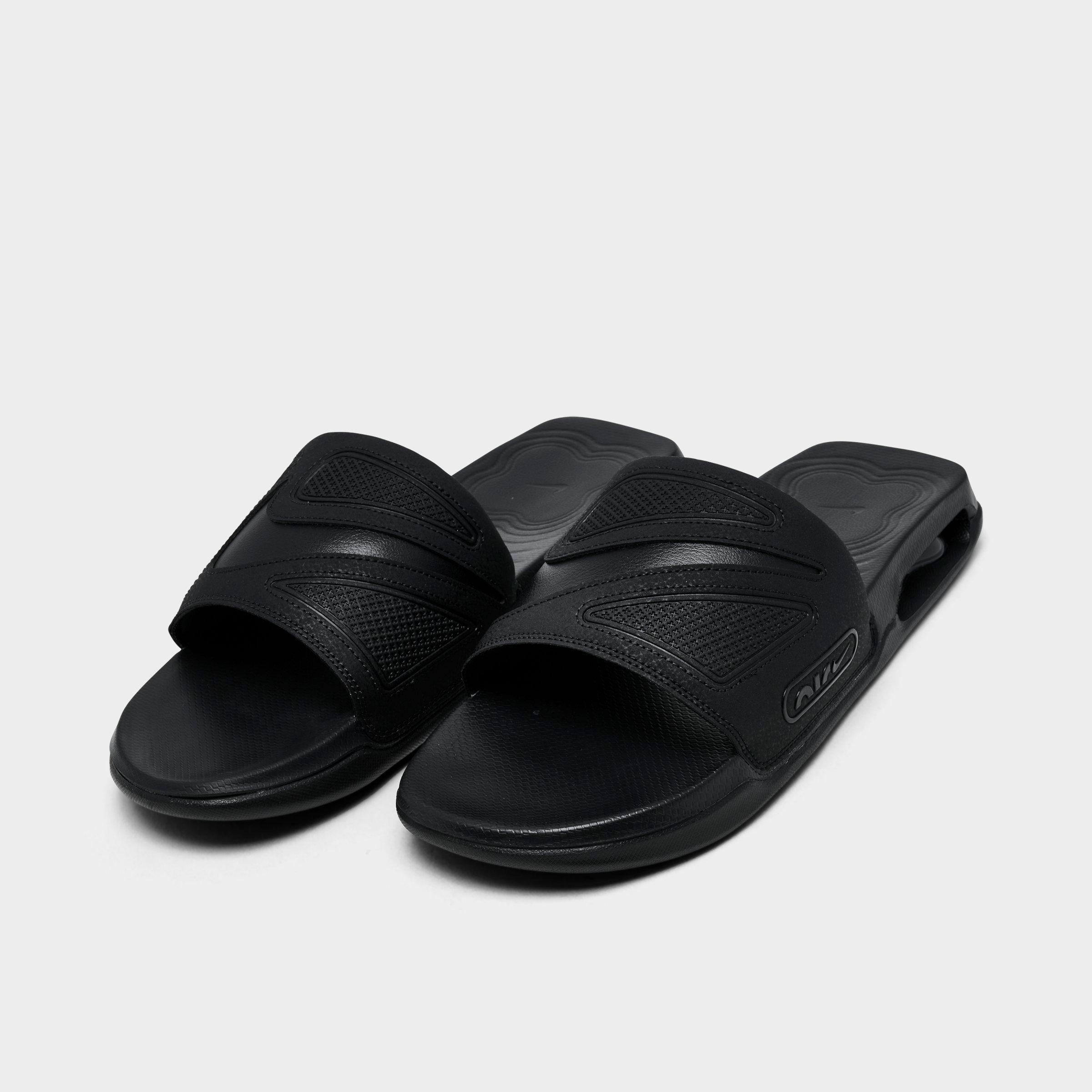 Men's Nithtke Air Max Cirro Slide Sandals - Black/Black/Black - Both shoes facing left