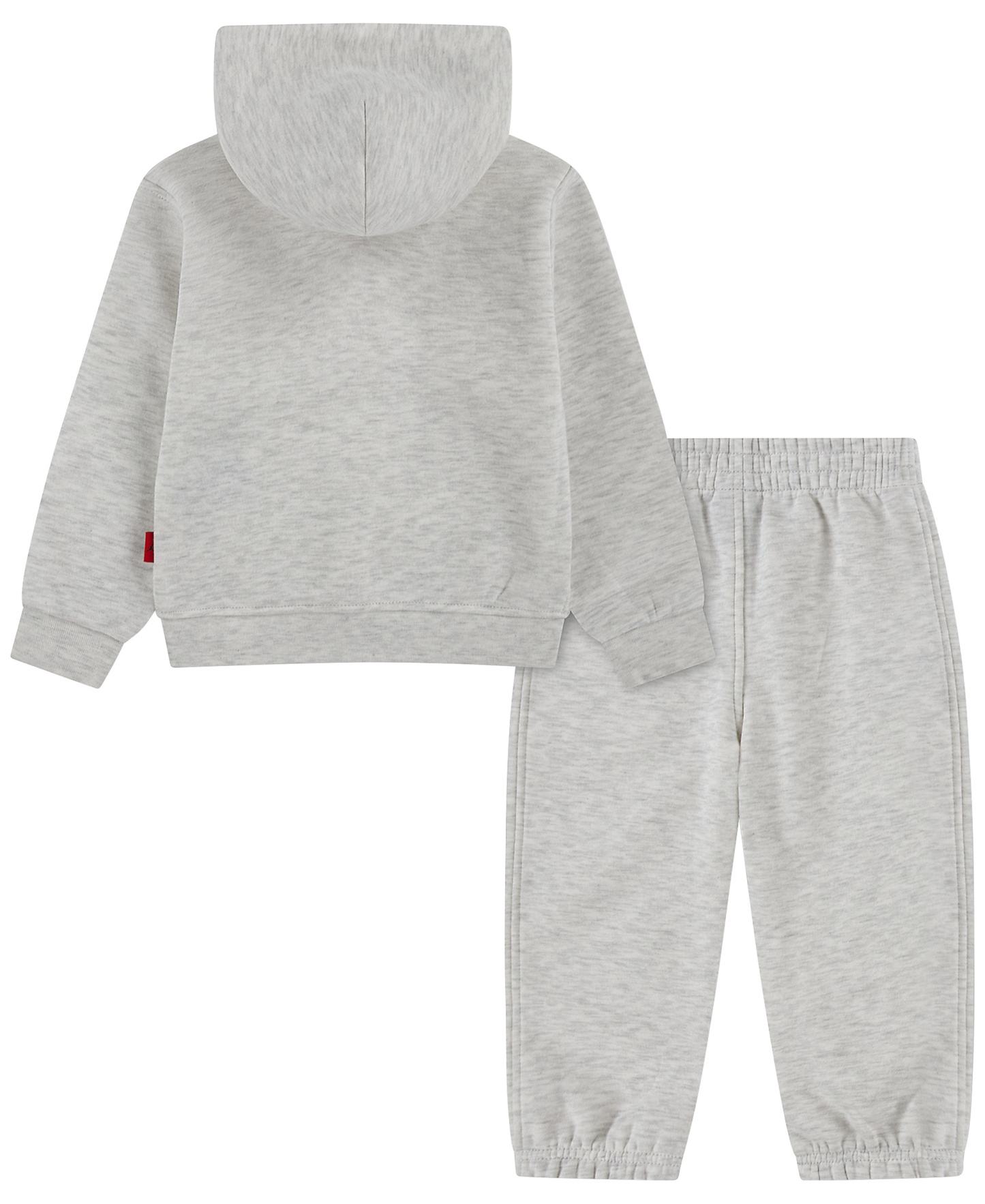 Jordan Toddler Boys' 2T-4T Long-Sleeve Hoodie and Pants, 2-Piece Set - Neutral Gray Heather